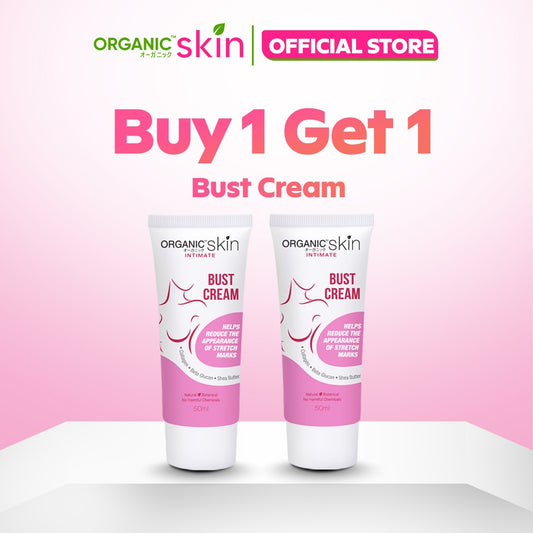 Organic Skin Japan Bust Cream 50ml Whitening cream with Collagen bust lifting cream Set of 2