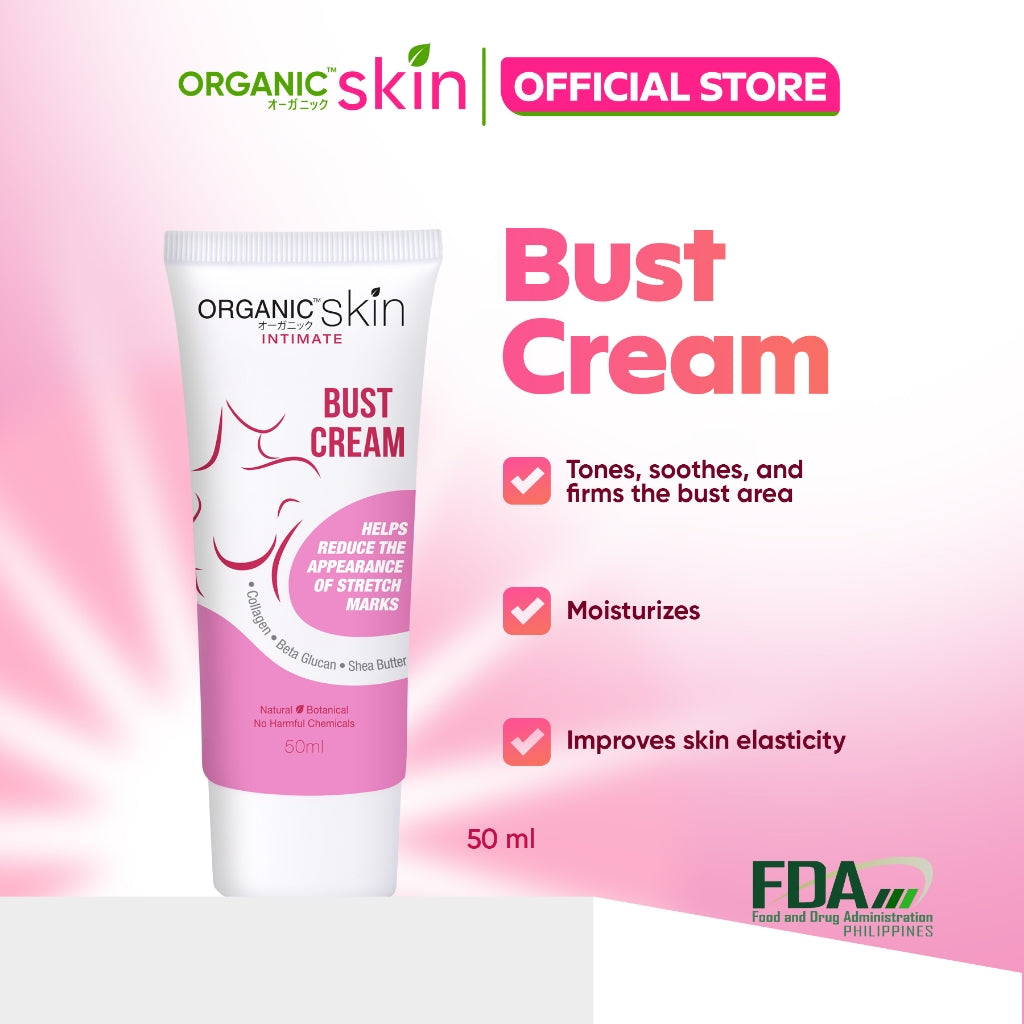 Organic Skin Japan Bust Cream 50ml Whitening cream with Collagen bust lifting cream