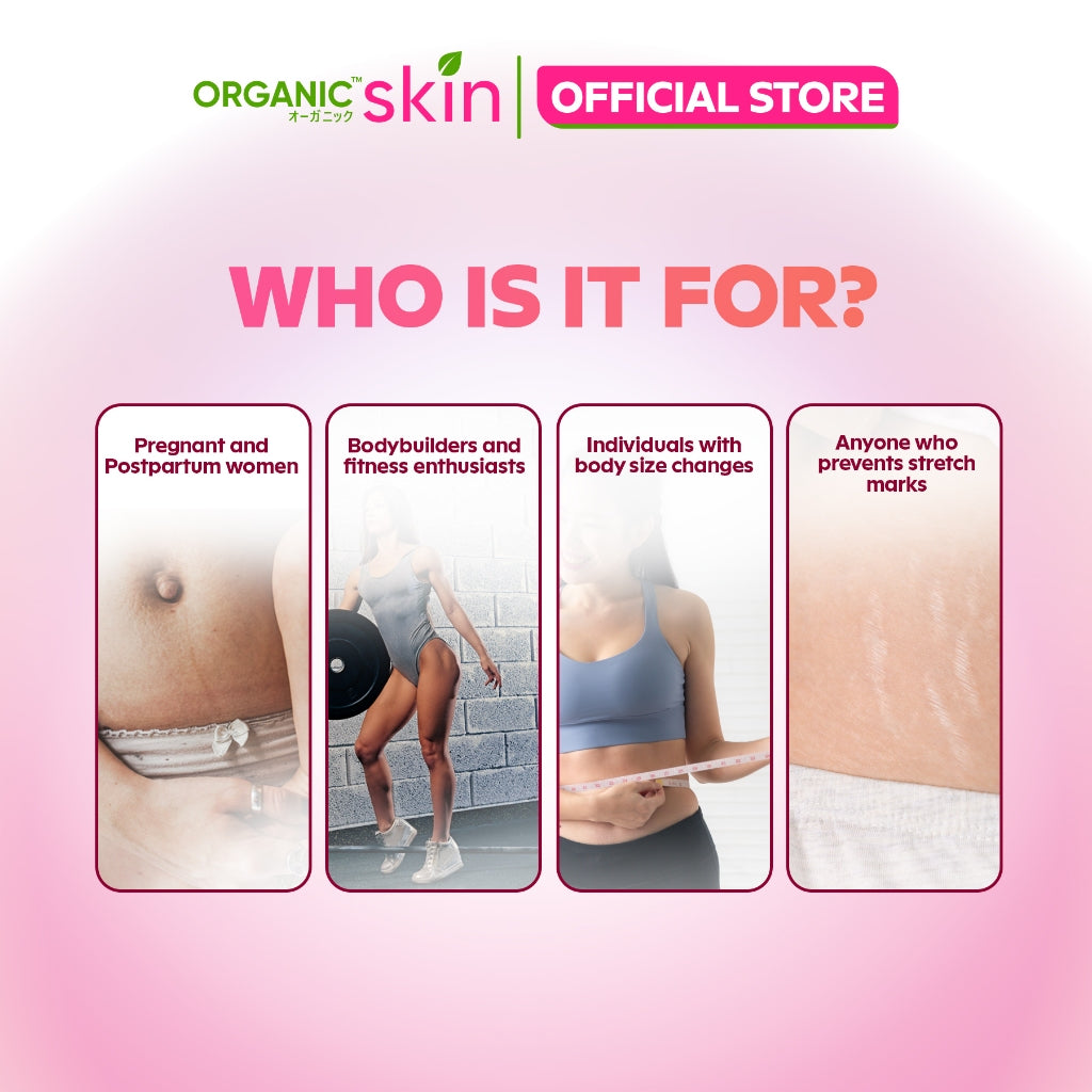Organic Skin Japan Bust Cream 50ml Whitening cream with Collagen bust lifting cream Set of 2