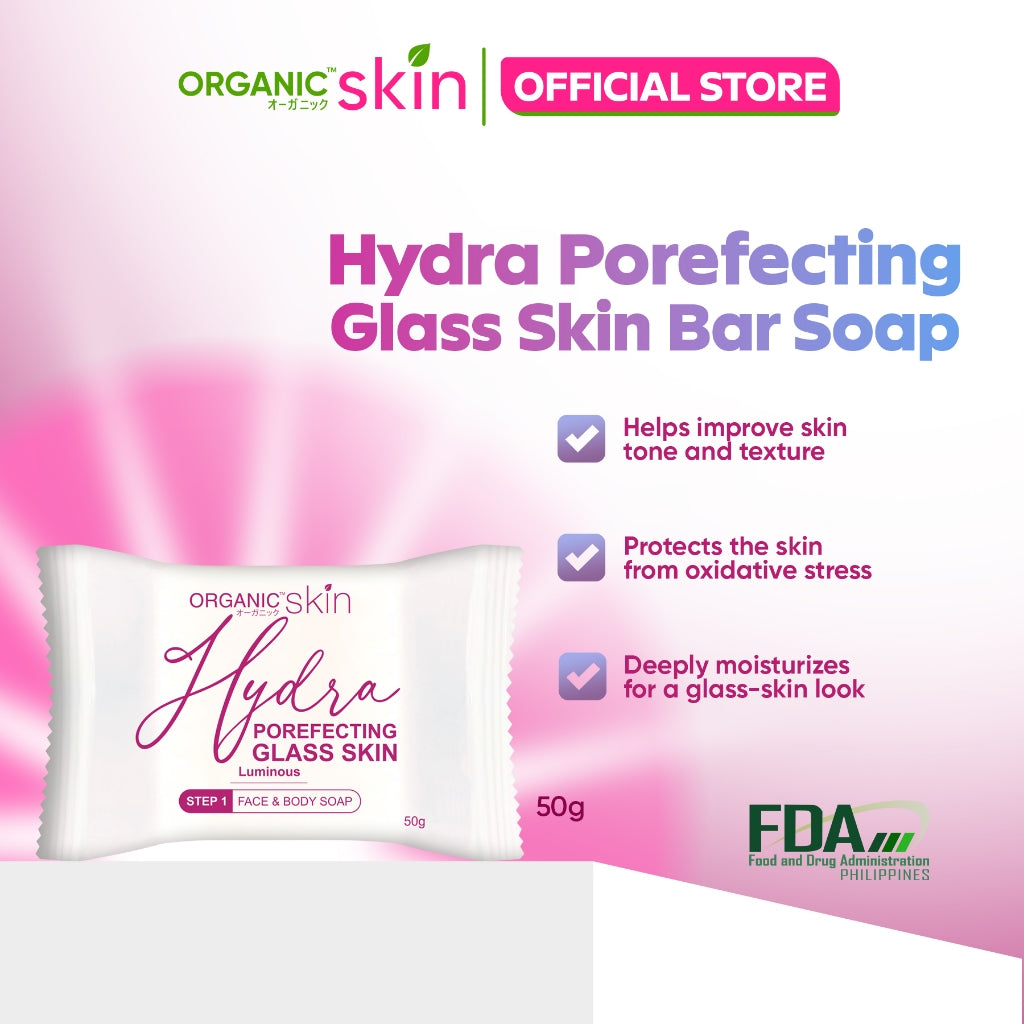 Organic Skin Japan Poreless Soap 50g Glass Skin Care Whitening Bar Face and Body Soap Travel Size Skin Care Lightening Dark Spot Remover Skin Brightening Bar Soap Personal Care Flash Sale Free Shipping on Sale Items