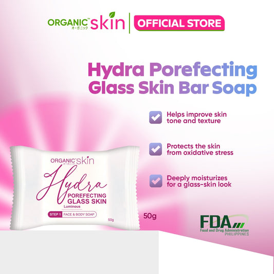 Organic Skin Japan Poreless Soap 50g Glass Skin Care Whitening Bar Face and Body Soap Travel Size Skin Care Lightening Dark Spot Remover Skin Brightening Bar Soap Personal Care Flash Sale Free Shipping on Sale Items