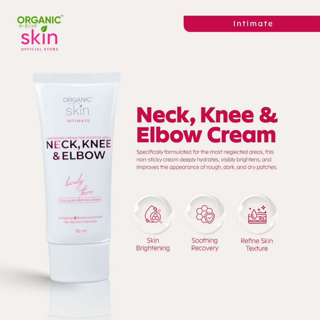 Organic Skin Japan Neck, Knee & Elbow Lightening Cream 50ml Whitening cream