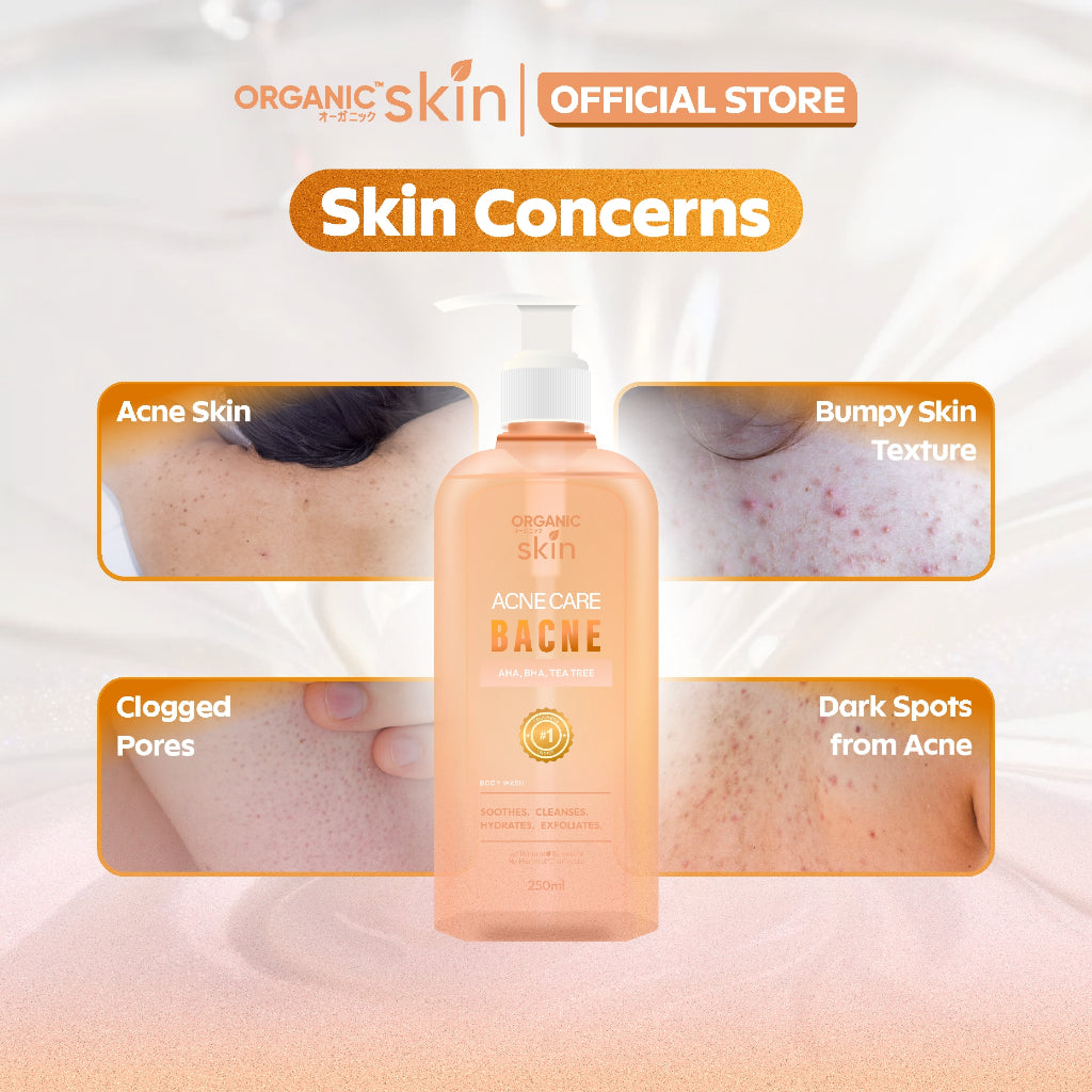 Organic Skin Japan Acne Care Bacne Body Wash 250ml Antiacne Bodywash
