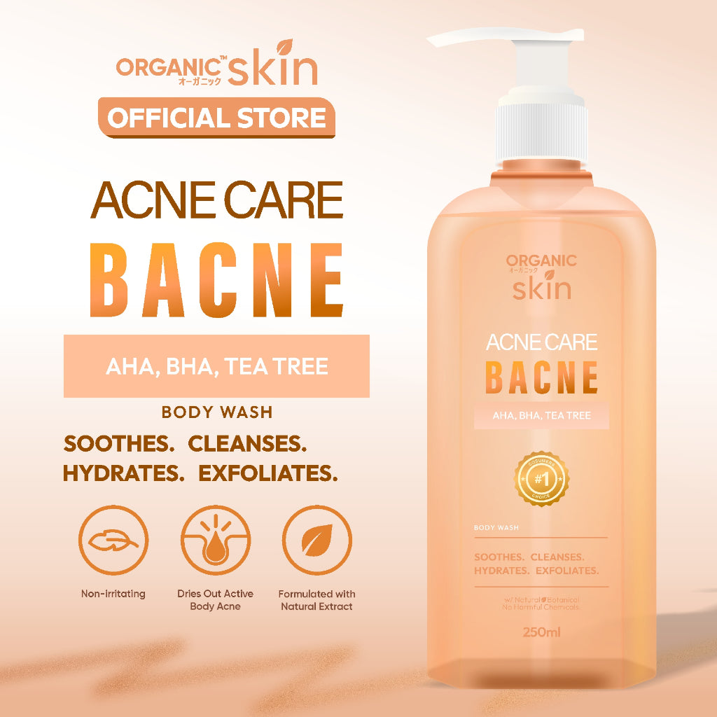 Organic Skin Japan Acne Care Bacne Body Wash 250ml Antiacne Bodywash