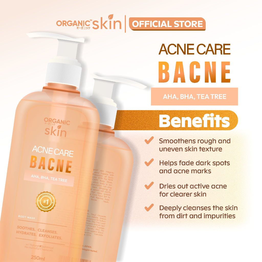 Organic Skin Japan Acne Care Bacne Body Wash 250ml Antiacne Bodywash