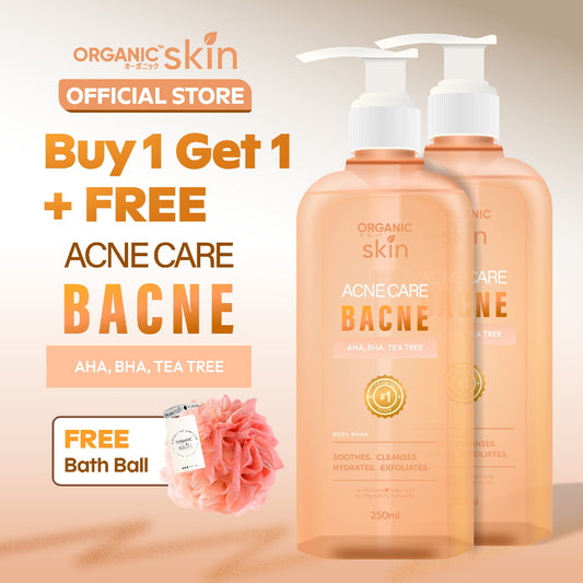 Organic Skin Japan Acne Care Bacne Body Wash 250ml Antiacne Bodywash Set of 2