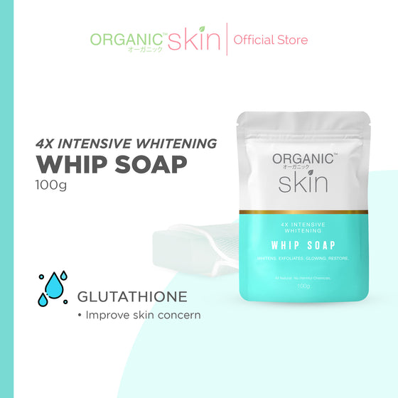 Organic Skin Japan 4x Intensive Whitening Whip Soap (100g)