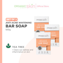 Load image into Gallery viewer, Organic Skin Japan AntiAcne Whitening Soap (set of 3, 100g each)
