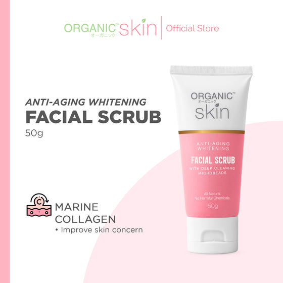 Organic Skin Japan AntiAging Whitening Facial Scrub (50g)