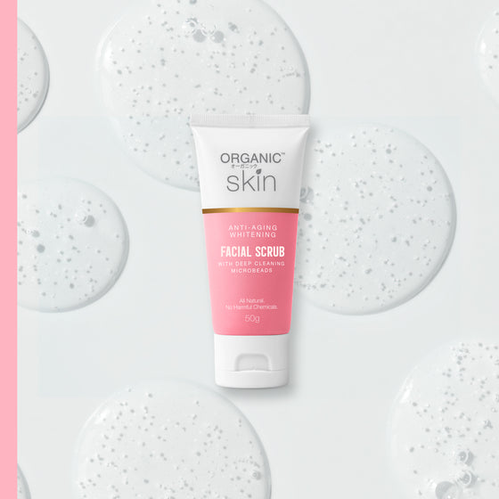 Organic Skin Japan AntiAging Whitening Facial Scrub (50g)