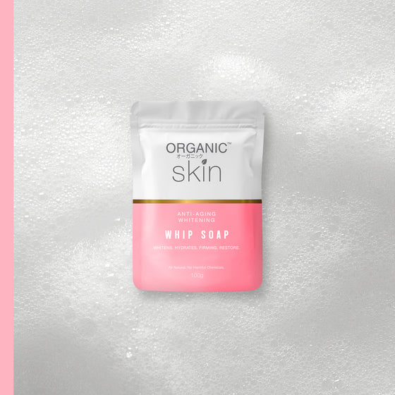 Organic Skin Japan Antiaging Whitening Whip Soap (100g)