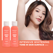 Load image into Gallery viewer, Buy 1 Take 1 Organic Skin Japan Intensive Whitening Underarm Toner (60ml) Armpit Whitener with Sunflower Oil
