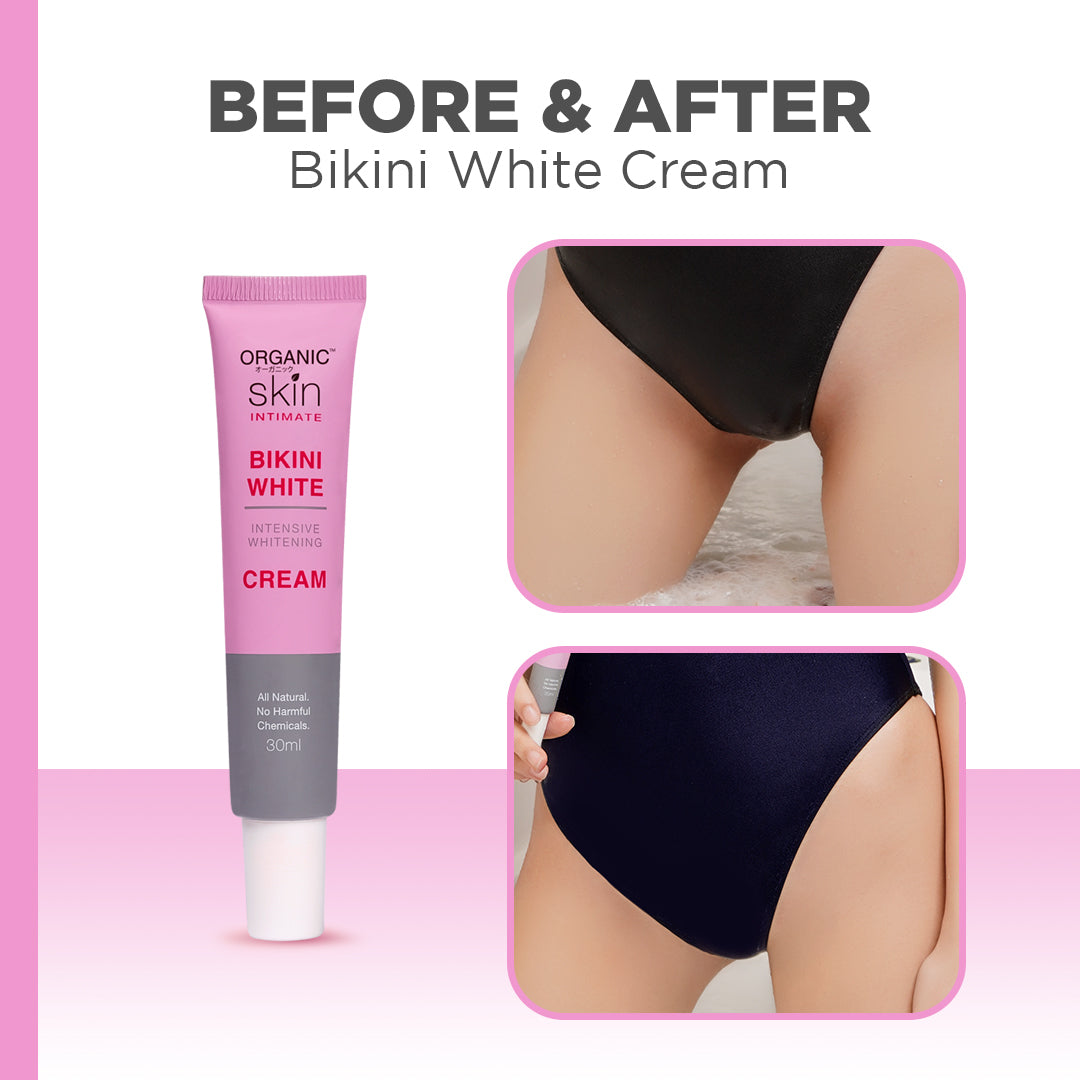 Organic Skin Japan Bikini Whitening Cream Inner Thigh Intimate Area Lightening Cream 30ml