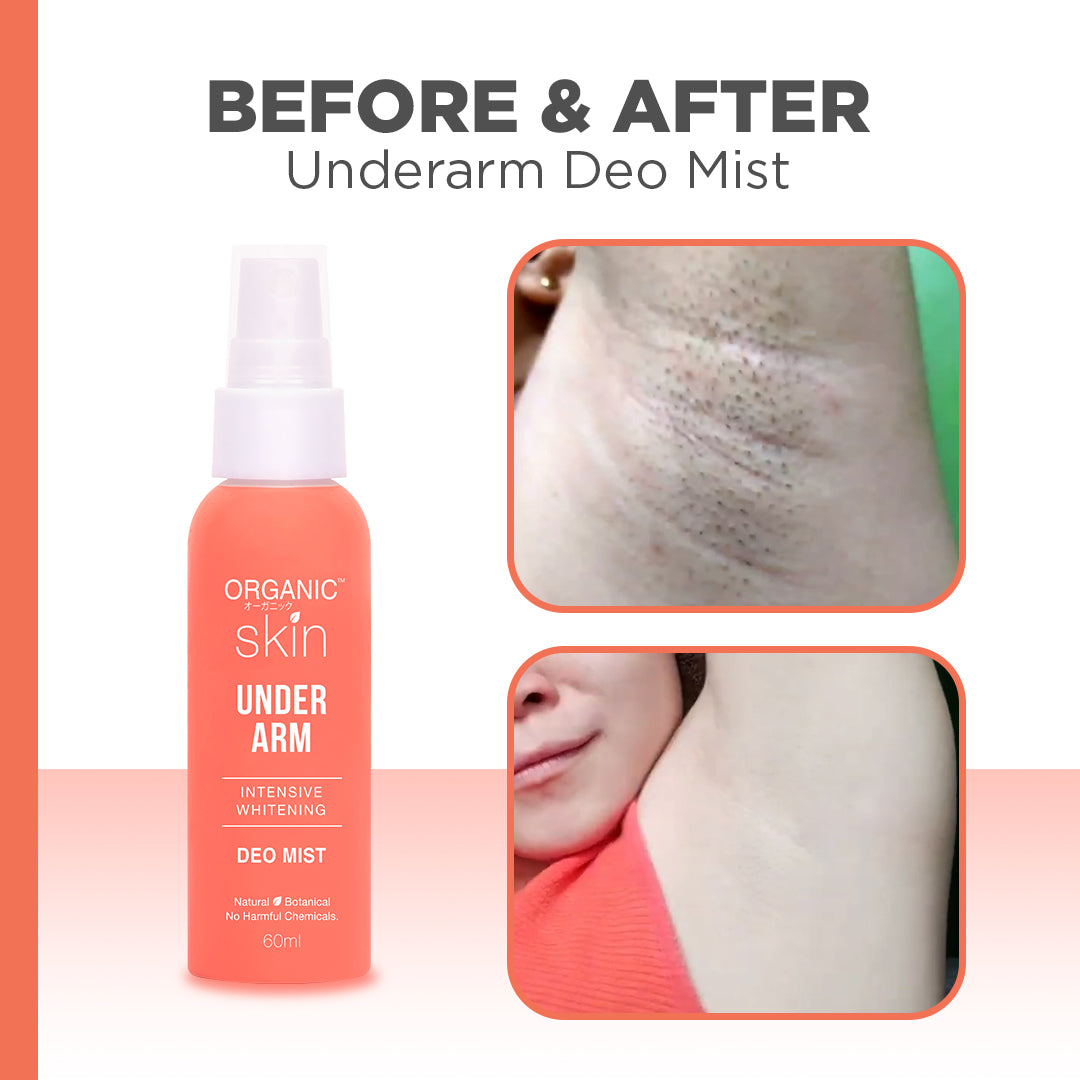 Organic Skin Japan Intensive Whitening Underarm Deo Mist Deodorant Spray (60ml)