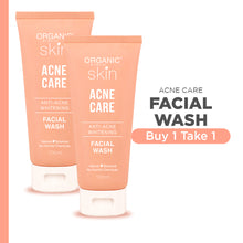 Load image into Gallery viewer, Organic Skin Japan Acne Care Antiacne Whitening Facial Wash Cleanser 100ml Anti Acne Set of 2
