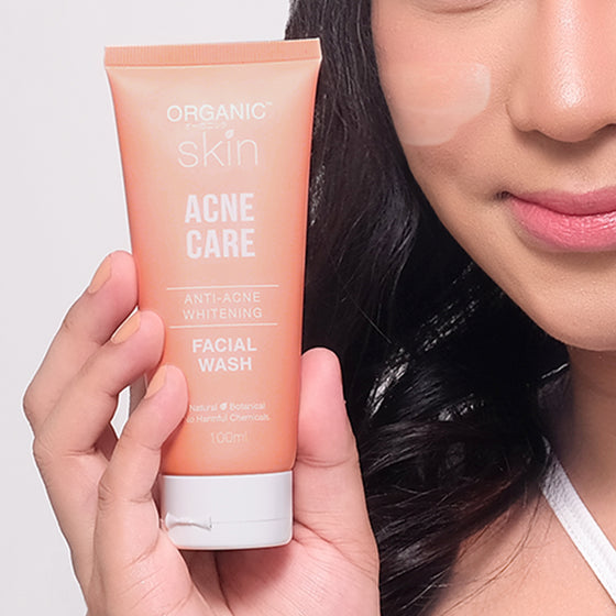 BUY 1 TAKE 1 Organic Skin Japan Acne Care Antiacne Whitening Facial Wash Cleanser 100ml Anti Acne