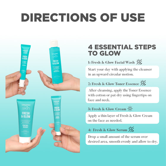 Organic Skin Japan Fresh & Glow 4x Intensive Whitening Face Cream 20ml