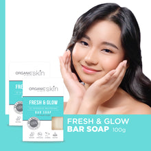 Load image into Gallery viewer, Organic Skin Japan 4x Whitening Soap with Kojic + Vitamin C (set of 2, 100g each)

