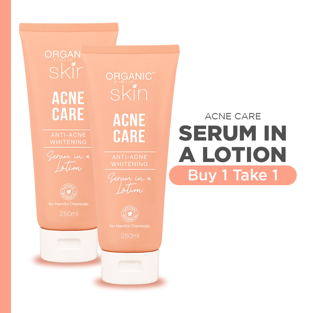 Organic Skin Japan Acne Care Whitening Serum in a Lotion 250ml Set of 2