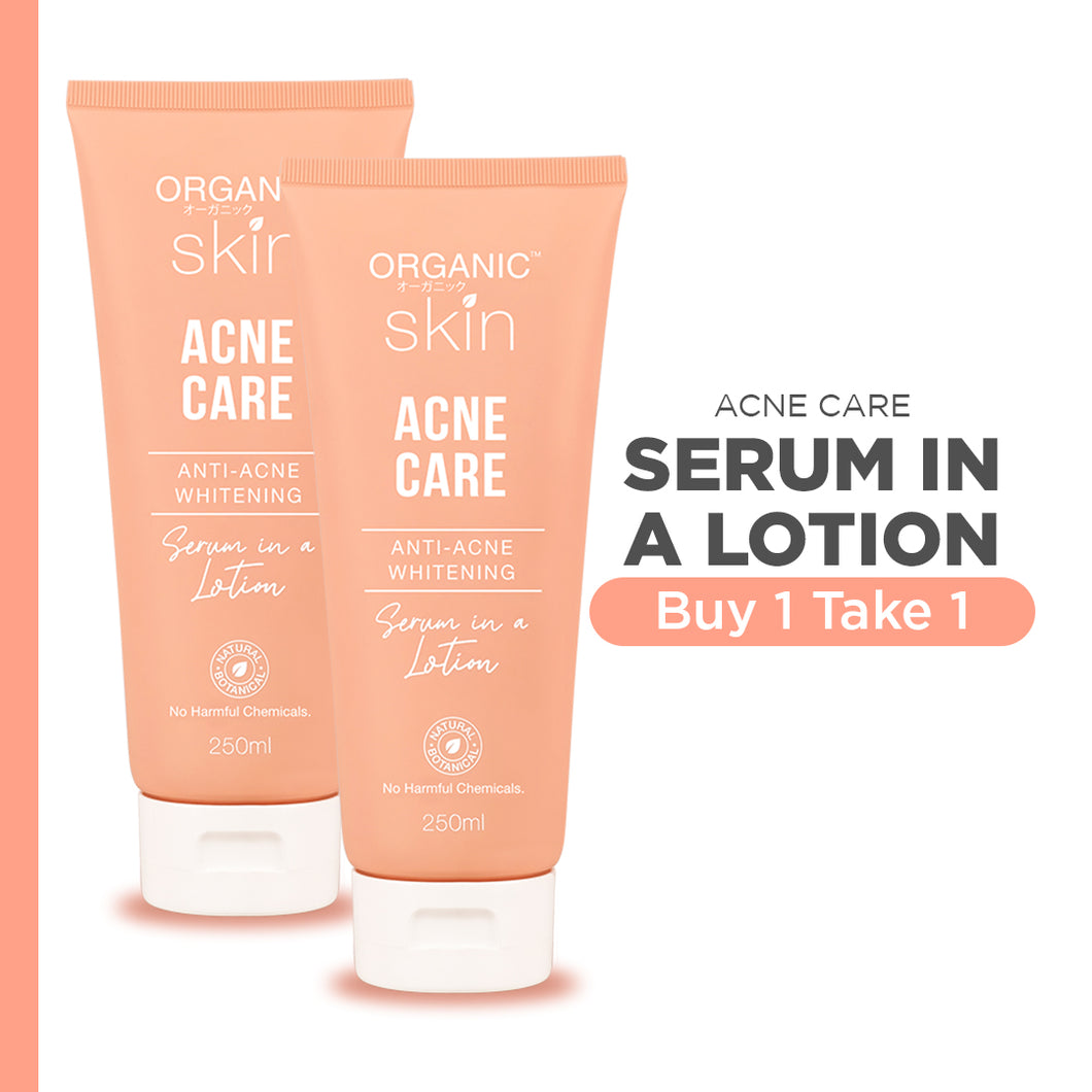 Buy 1 Take 1 Organic Skin Japan Acne Care AntiAcne Whitening Serum in a Lotion 250ml