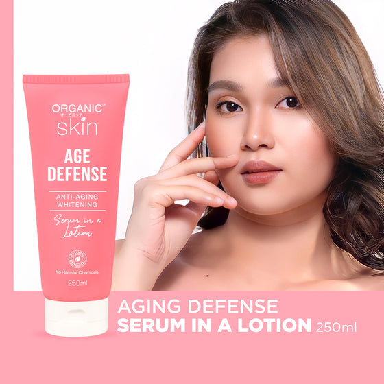 Organic Skin Japan Age Defense AntiAging Whitening Serum in a Lotion 250ml Anti Aging