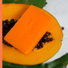 Load image into Gallery viewer, Organic Skin Japan Papaya &amp; Kojic Whitening Soap with Arbutin (set of 3, 100g each)
