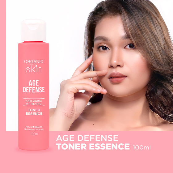 Organic Skin Japan Age Defense Anti-Aging Whitening Toner with Marine Collagen (100ml)