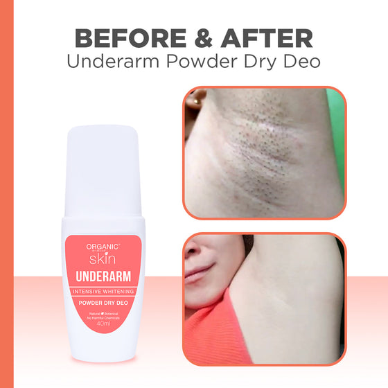Organic Skin Japan 4x Intensive Whitening Powder Dry Deodorant (40ml)