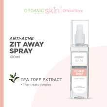 Load image into Gallery viewer, Organic Skin Japan AntiAcne Zit Away Spray Face Mist with Tea Tree Anti Maskne Antibacterial 100ml

